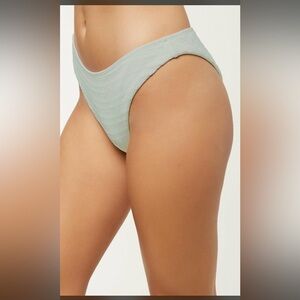 🏝️O'NEILL ROXANNE HIGH LEG BOTTOMS BIKINI SWIM TEXTURED SMOCKED🏝️ NWT